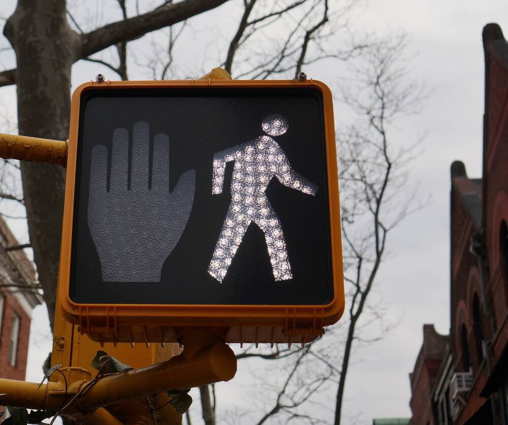 pedestrian crosswalk signal